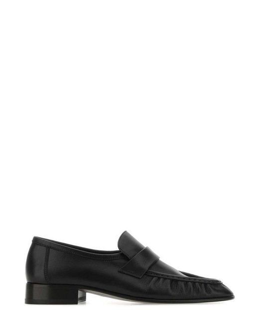 The Row Slipon Loafers in Black Lyst