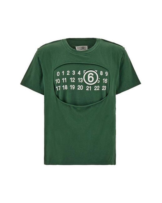 MM6 by Maison Martin Margiela Green Mm6 T-Shirt for men