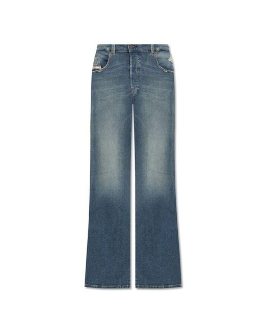 DIESEL Blue 1998-d-buck Straight-leg Jeans for men