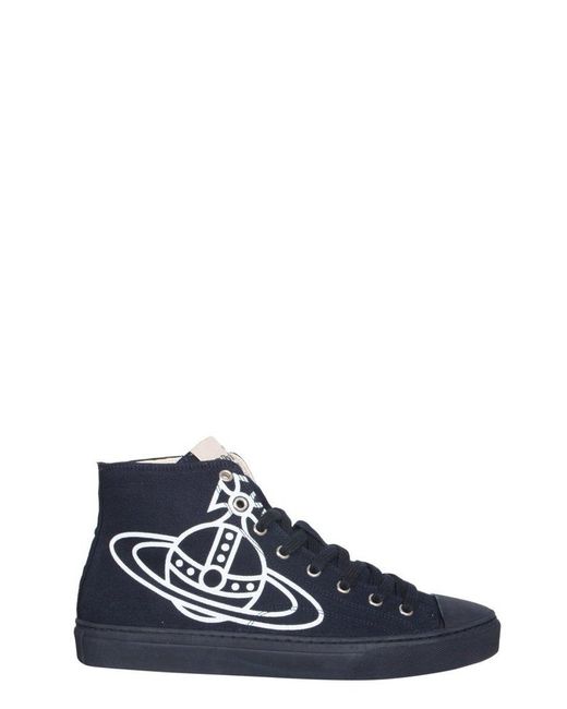 Vivienne Westwood Blue Plimsoll High-top Lace-up Sneakers for men