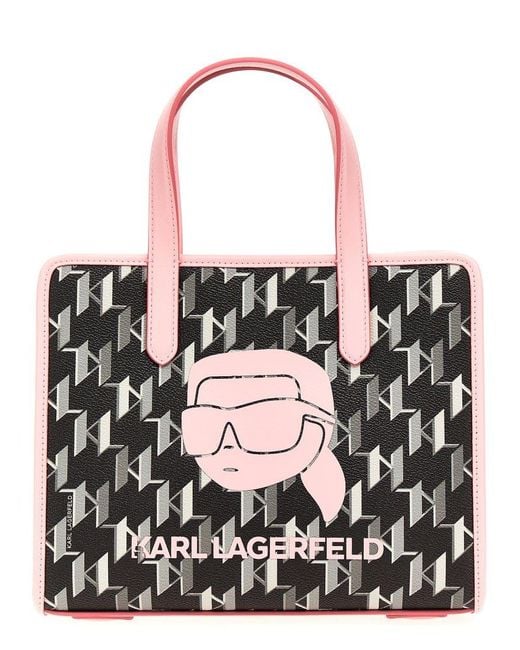 Karl Lagerfeld Black K/ikonik Tote Bag