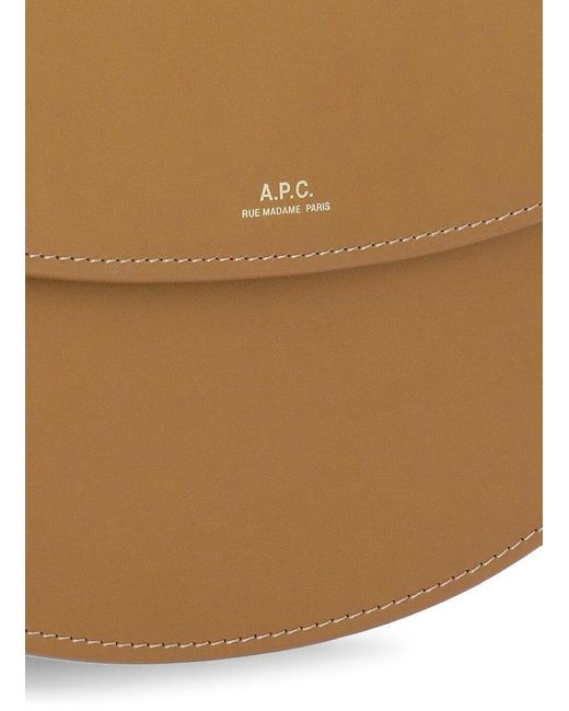 A.P.C. Brown Geneve Shoulder Bag