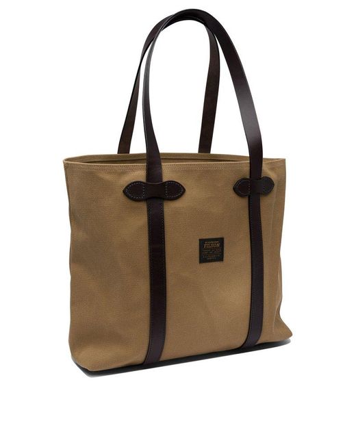 Filson Brown Large Open Shoulder Tote