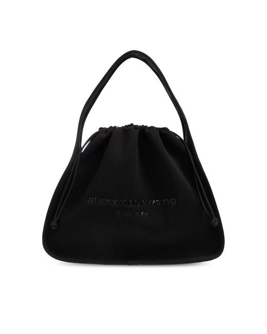 Alexander Wang Black 'ryan Large' Shoulder Bag