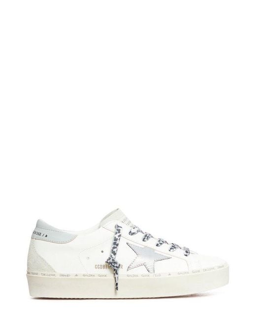 Golden Goose Deluxe Brand White Hi Star Lace-up Sneakers