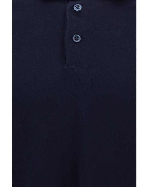 Brunello Cucinelli Blue Polo Shirts for men