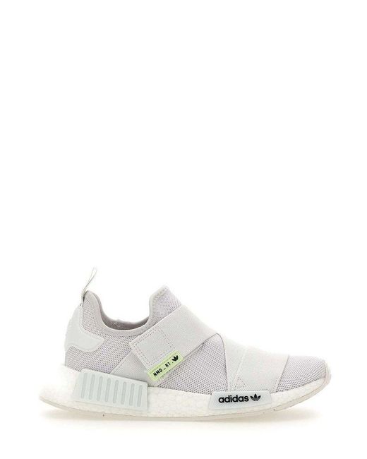 adidas Originals Nmd R1 Slip-on Sneakers in White | Lyst