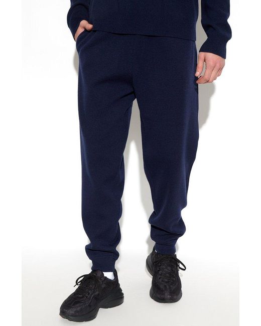 Gucci Blue Cashmere Trousers, for men
