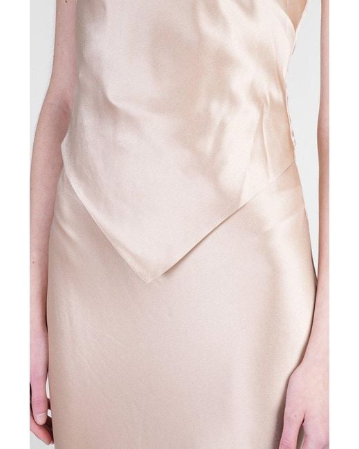 retroféte Pink Ester Halterneck Dress