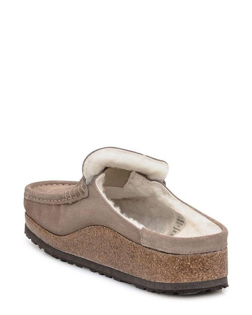 Birkenstock Brown Naples Slip-On Slipppers for men