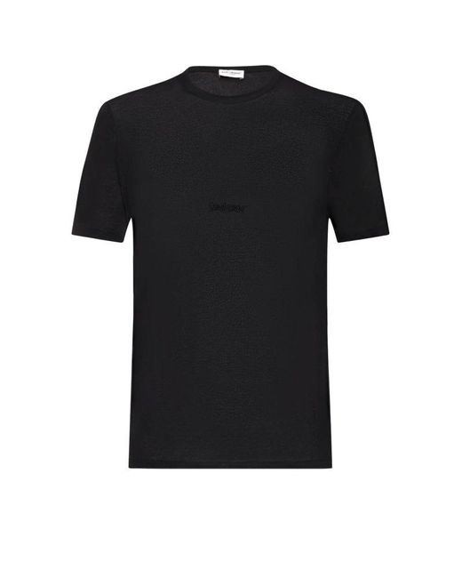 Saint Laurent Black T-shirt for men