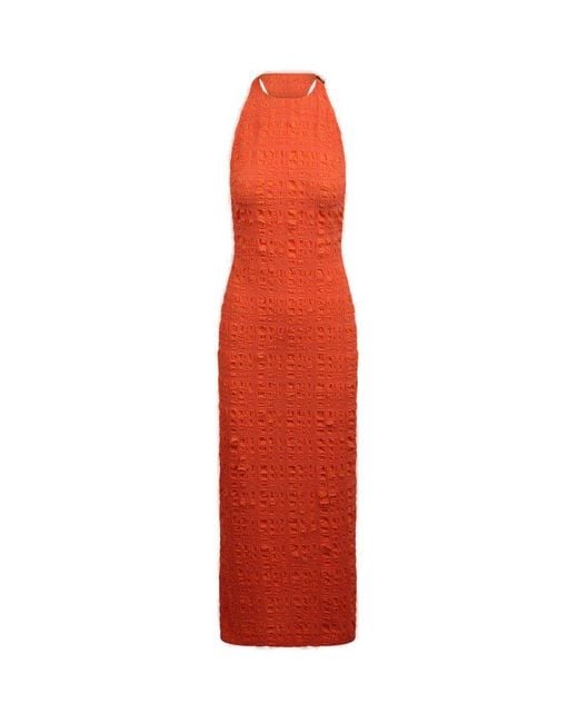 Nanushka Red Open-back Sleeveless Dress