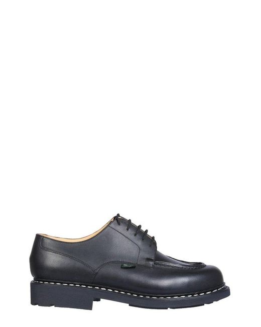Paraboot Black Chambord Lace-up Derby Shoes for men