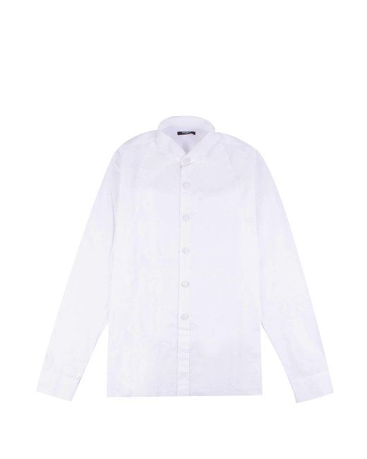 Balmain White Cotton Shirt for men