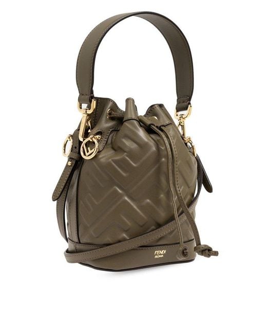 Fendi Brown Shoulder Bag Mon Tresor