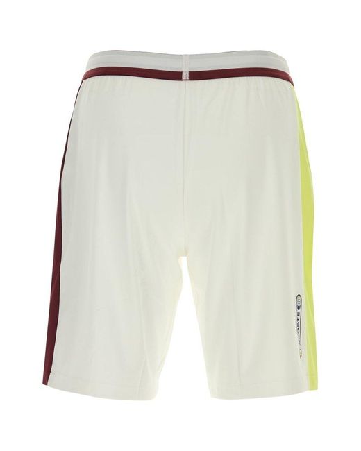 Lacoste White Tennis X Daniil Medvedev Regular Fit Shorts for men