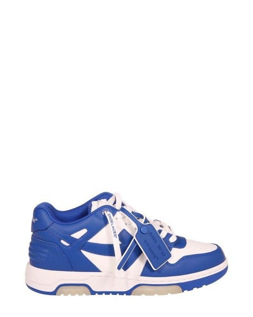 Off-White c/o Virgil Abloh Blue Out Of Office Lace-up Sneakers for men