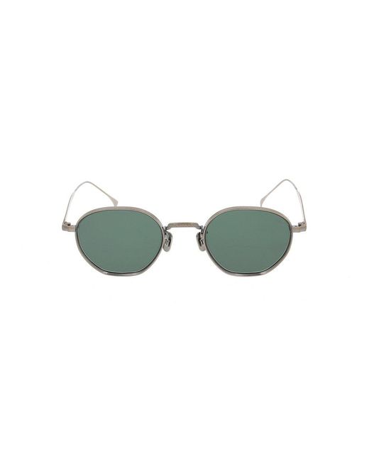 Eyevan 7285 Green Round Frame Sunglasses
