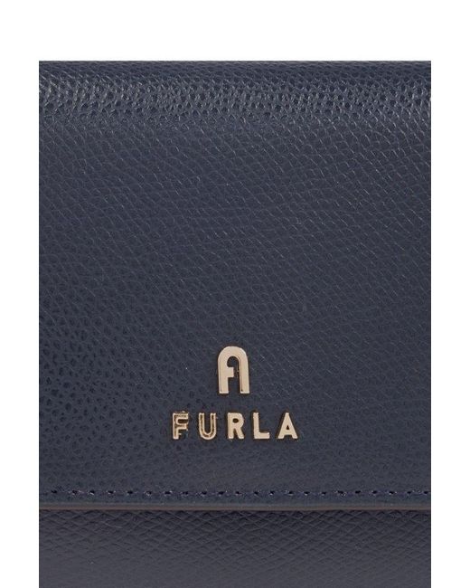 Furla Blue 'flow Medium' Wallet,
