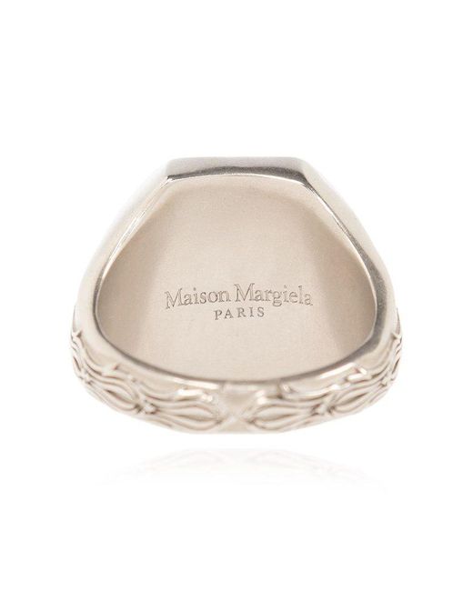 Maison Margiela White Brass Ring,