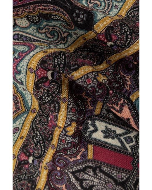 Etro Multicolor Scarf With A Pattern,