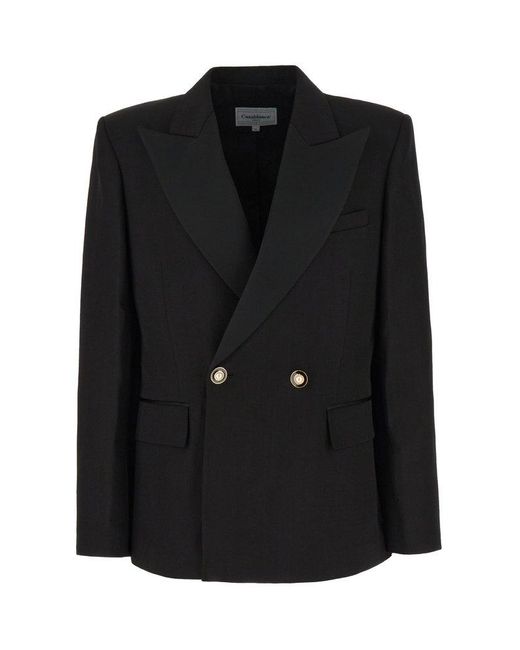 Casablancabrand Black Tuxedo Jacket for men