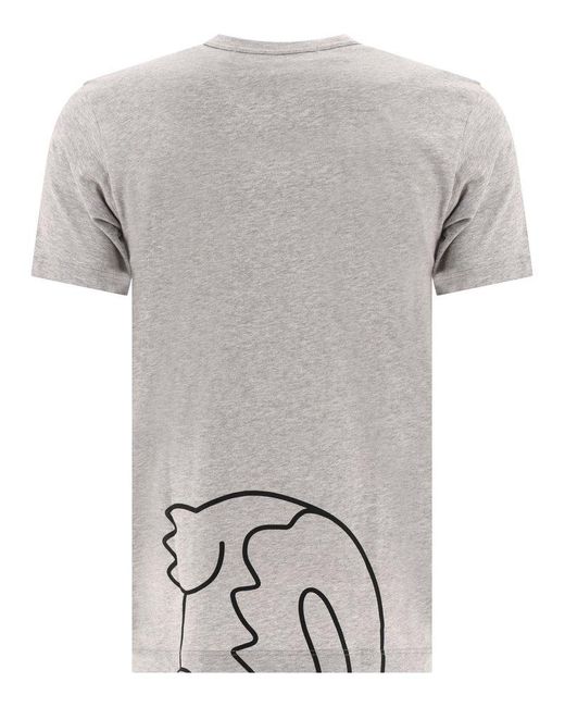 Comme des Garçons Gray "lacoste X " T-shirt for men