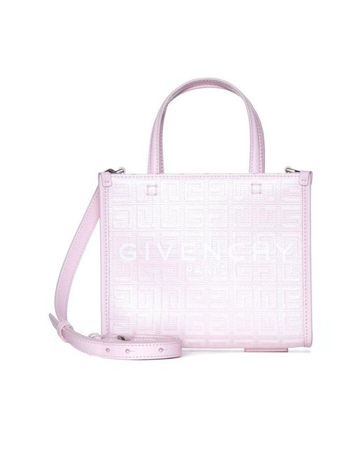 Givenchy Pink 4g Motif Mini Tote Bag