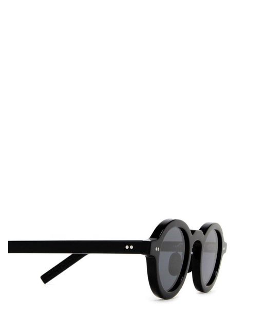 AKILA Black Kaya Round Frame Sunglasses