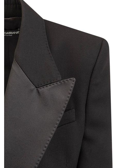 Dolce & Gabbana Black Cropped Blazer