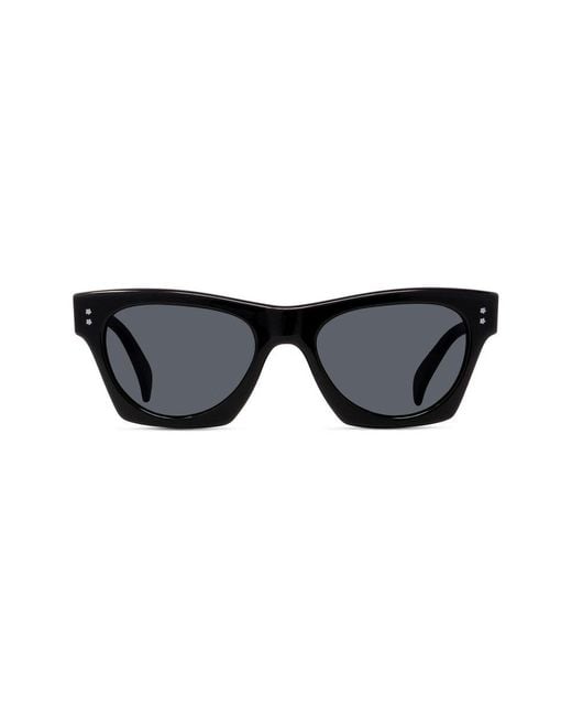 KENZO Square Frame Sunglasses in Black | Lyst
