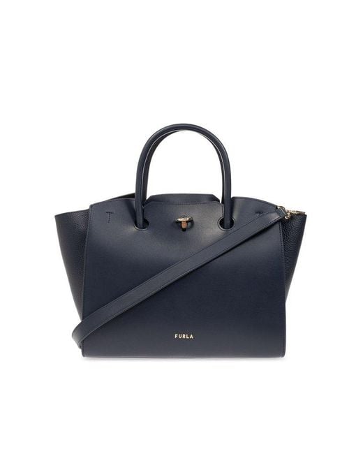 Furla Blue ‘Genesi Medium’ Shopper Bag