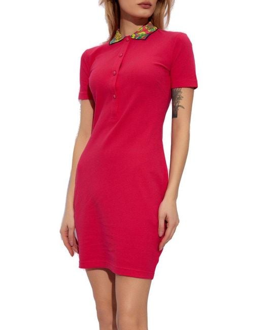 Versace Red Polo Dress,