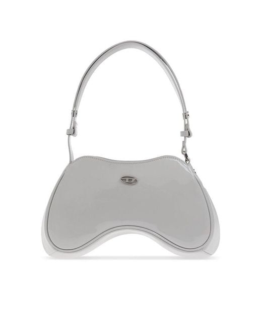 DIESEL Gray Shoulder Bag Play Shoulder