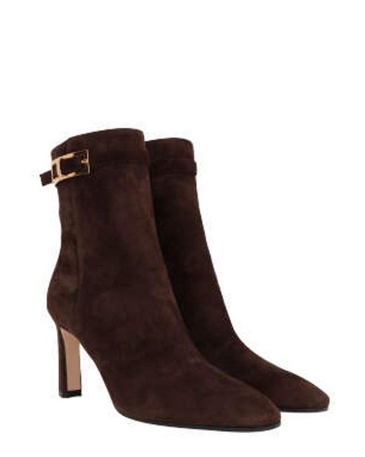 Sergio Rossi Brown Sr Nora Ankle Boots