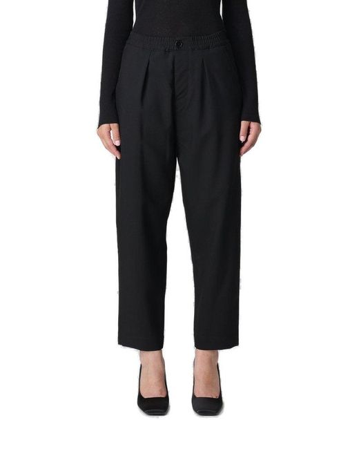 Marni Black High Wasit Cropped Trousers