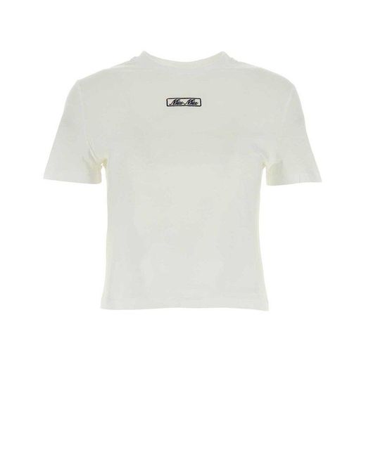 Miu Miu White T-shirt