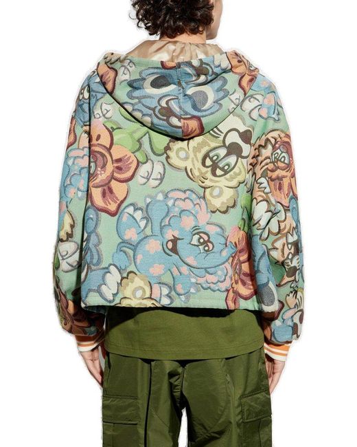 【送料&関税込】Kenzo Technical Fabric Hooded Jacket Kenzo Hooded bomber jacket - Black - Men | FD65BL1439NK99