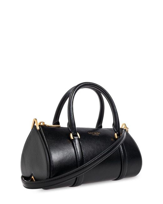 Kate Spade Black Spade Icon Small Barrel Bag