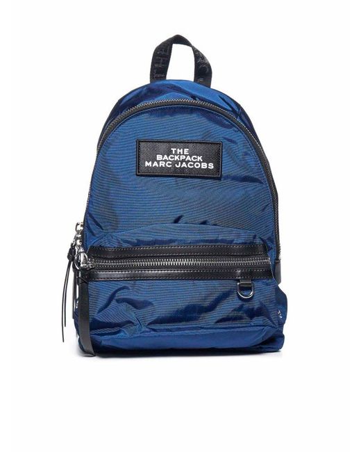 Marc Jacobs Blue The Medium Zip-up Backpack