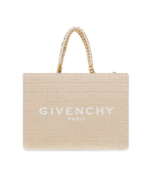 Givenchy Natural 'g-tote Small' Shopper Bag