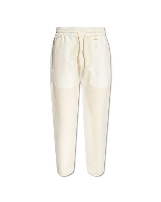 Moncler White Jogging Trousers for men