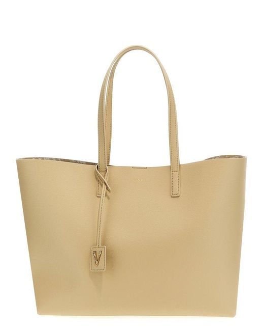Versace Natural 'Virtus' Shopping Bag