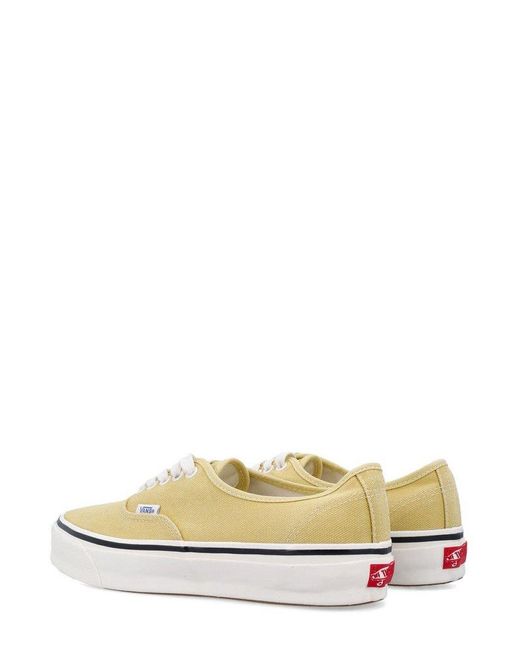 Vans Yellow Premium Authentic 44 Lace-Up Sneakers