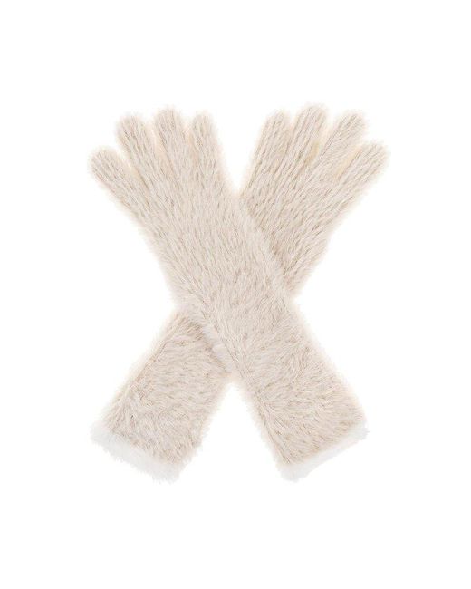 Jacquemus Gloves With Logo in White | Lyst