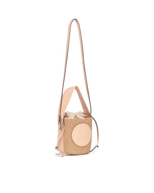Chloé White Horse Medal Small Bucket Bag