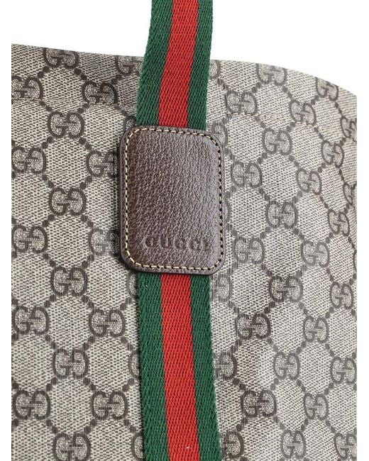 Gucci Brown Super Tender Coated-canvas Tote Bag for men