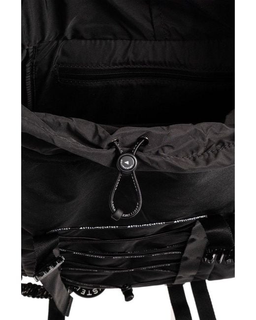 Adidas By Stella McCartney Black Backpack With Logo,