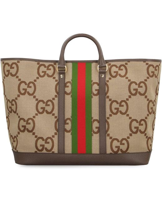 Gucci gg Jumbo Tote Bag in Brown for Men | Lyst