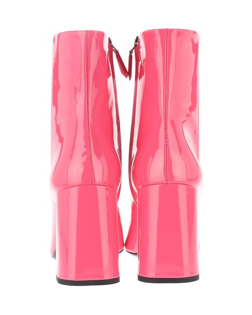 prada block heel boot
